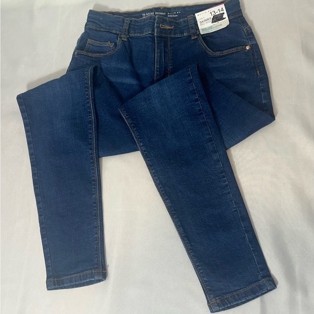 Denim&Co Dark Wash Skinny Jeans
